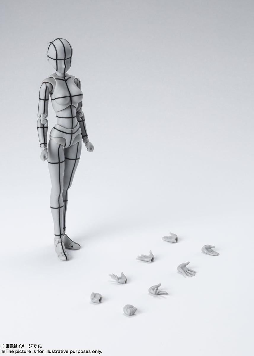 Body-chan: -Wire Frame- (Grey Colour ver.) S.H. Figuarts