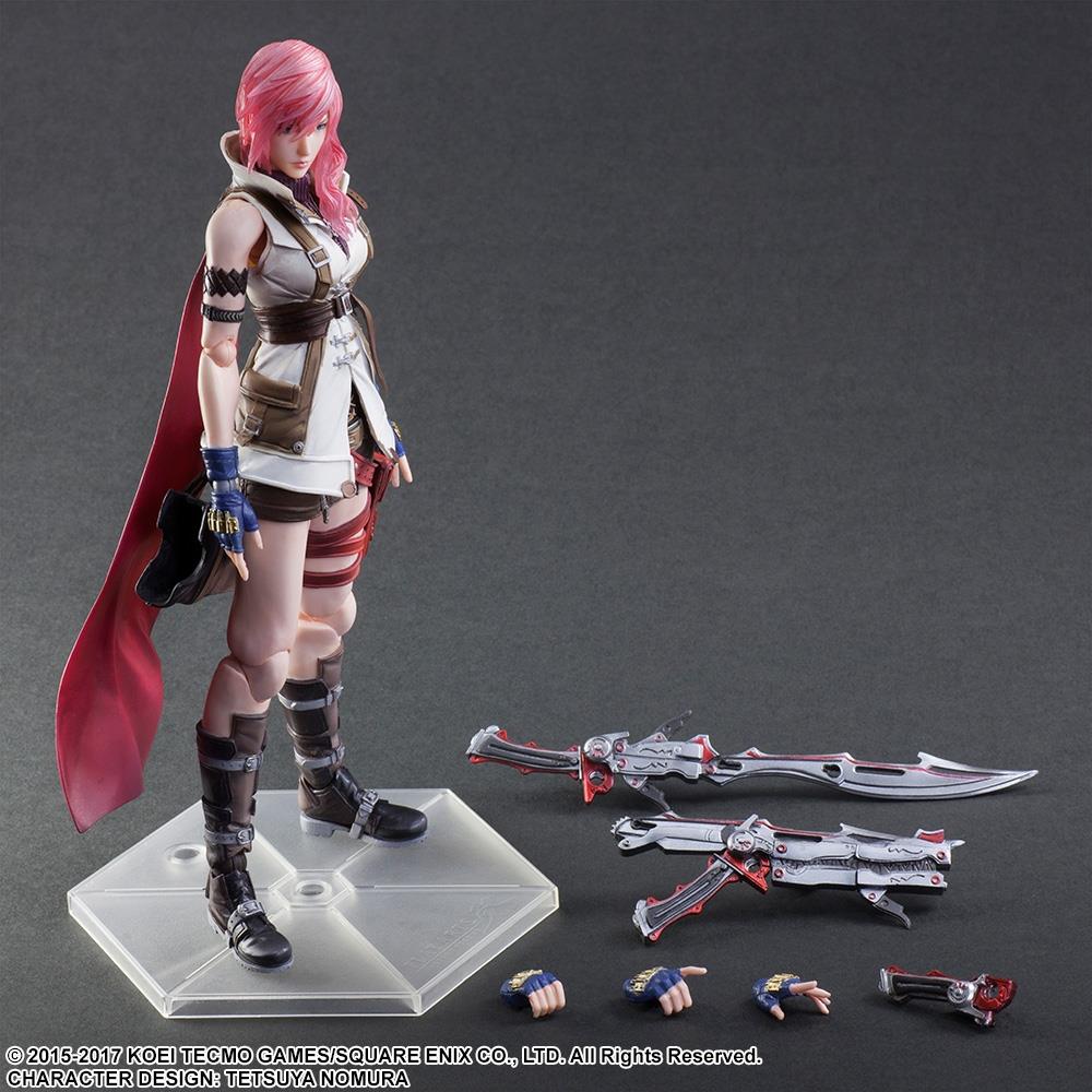 Final Fantasy Dissidia: Lightning Play Arts -Kai- Action Figure