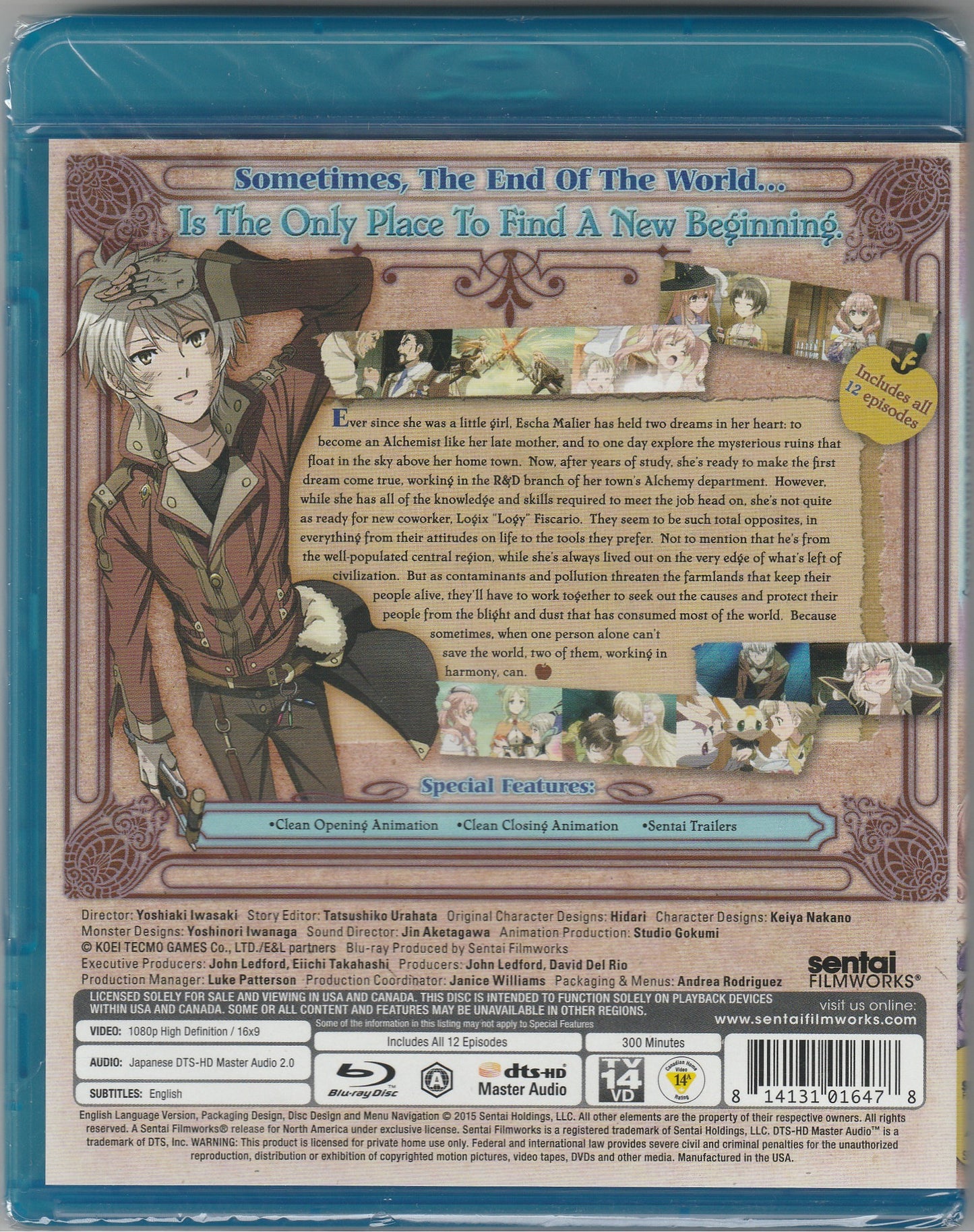 Atelier Escha & Logy Complete Collection Blu-ray Disc