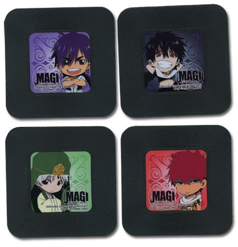 Magi the Labyrinth of Magic: Four Piece Coaster Set