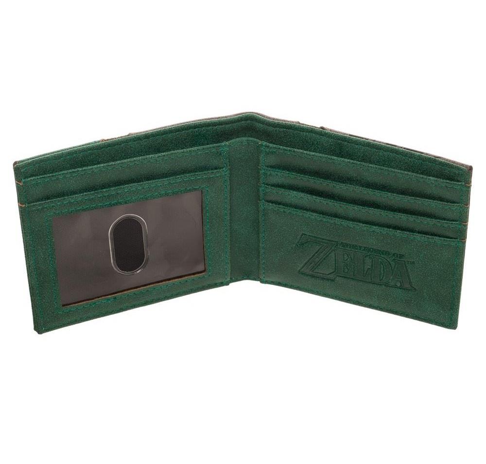 Legend of Zelda: Silver Metal Badge Bi-Fold Wallet