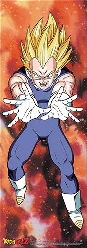 Dragon Ball Z: Super Saiyan Vegeta Human-Sized Wall Scroll