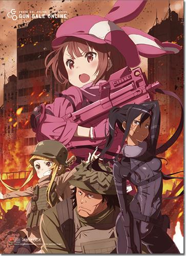 Sword Art Online: Gun Gale Online Group Wall Scroll