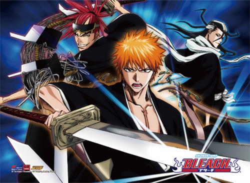 Bleach: Ichigo, Renji & Byakuya High-End Wall Scroll