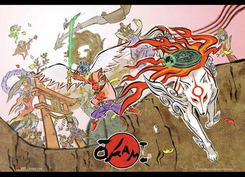 Okami: Group Wall Scroll