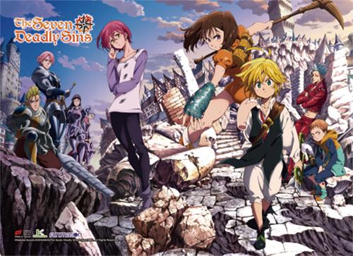 Seven Deadly Sins: Battleground Wall Scroll