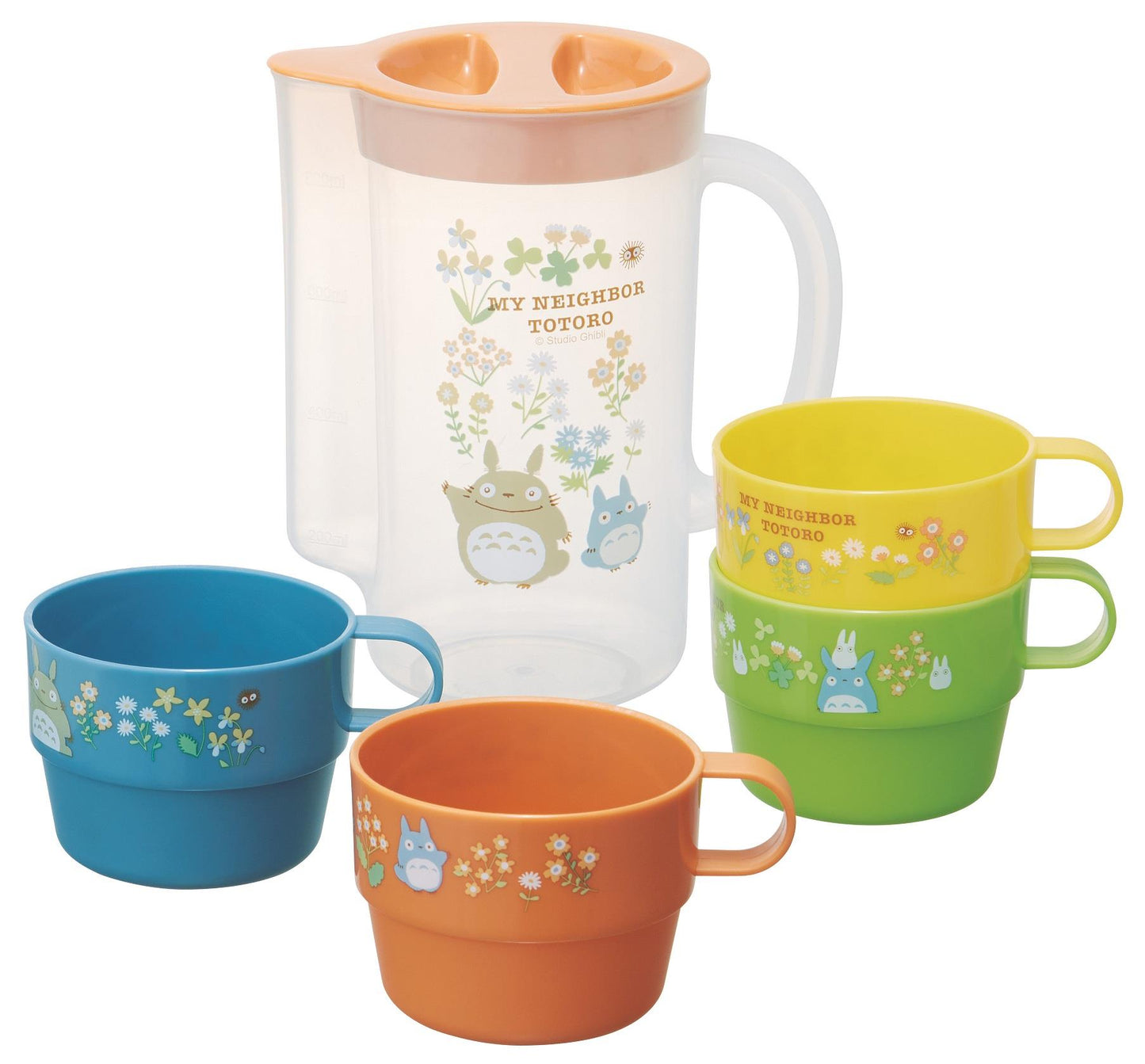 My Neighbour Totoro: Totoro Flower Stackable Cups and Pitcher