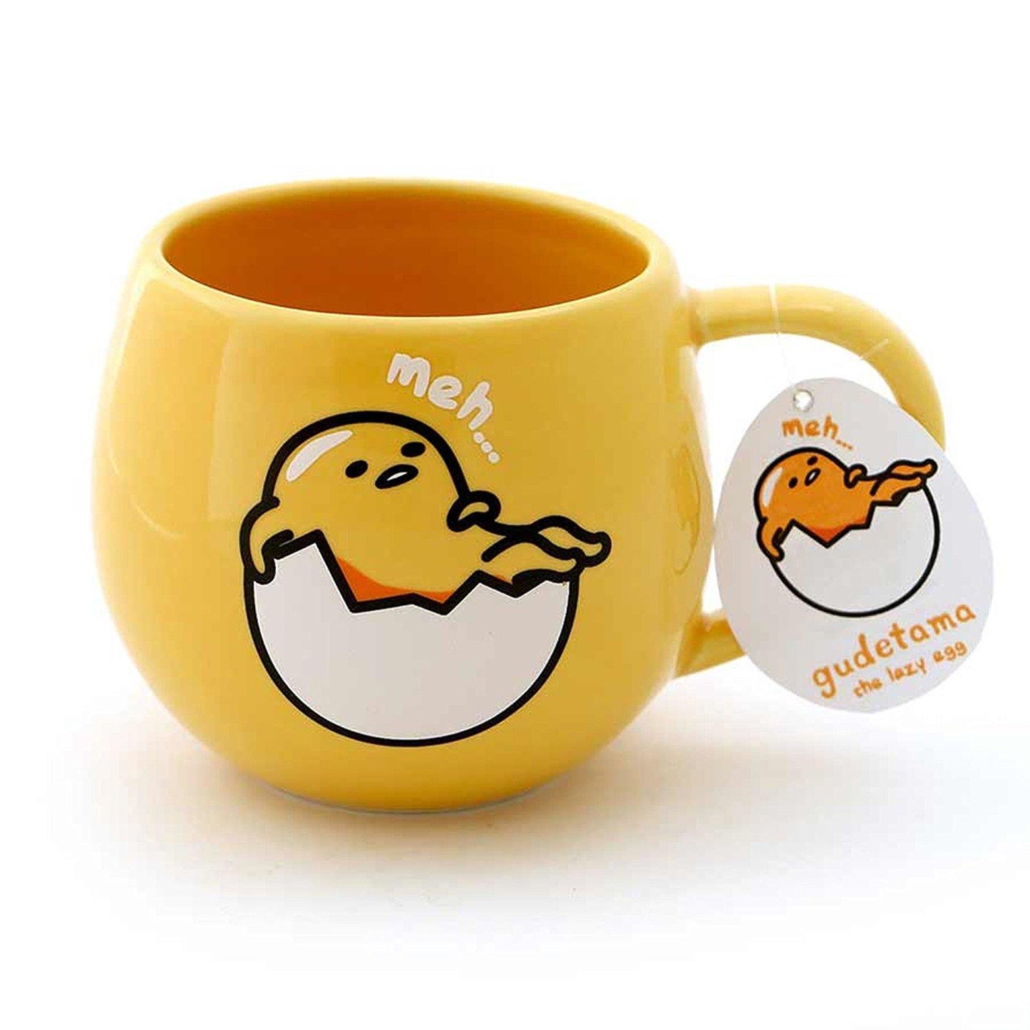 Gudetama: Egg-Shaped "Meh" 12 oz. Mug