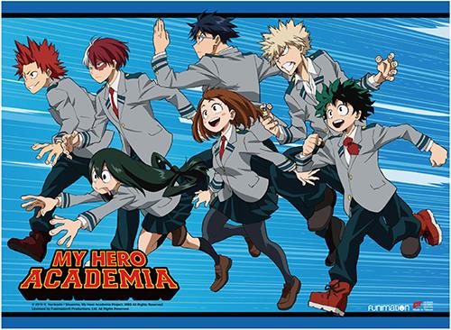 My Hero Academia: Group Running High End Wall Scroll