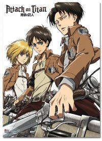 Attack on Titan: Eren, Levi & Armin Wall Scroll
