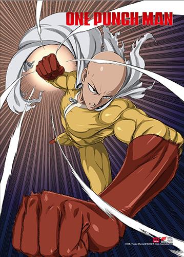 One Punch Man: Saitama Strike Wall Scroll
