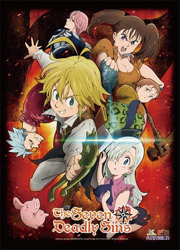 Seven Deadly Sins: Key Art Wall Scroll