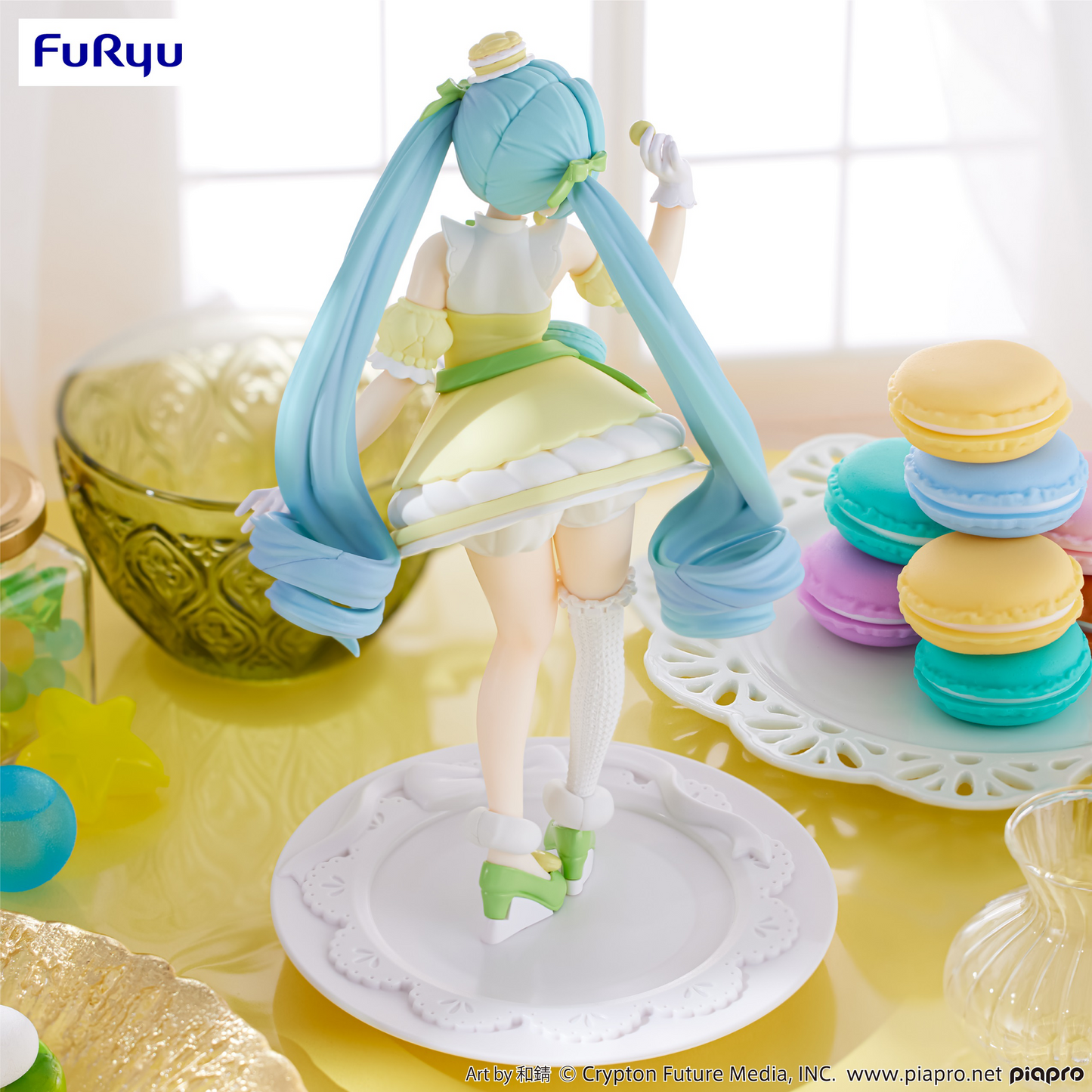 Vocaloid: Hatsune Miku SweetSweets Macaroon Citron Colour Ver. Exceed Creative Prize Figure