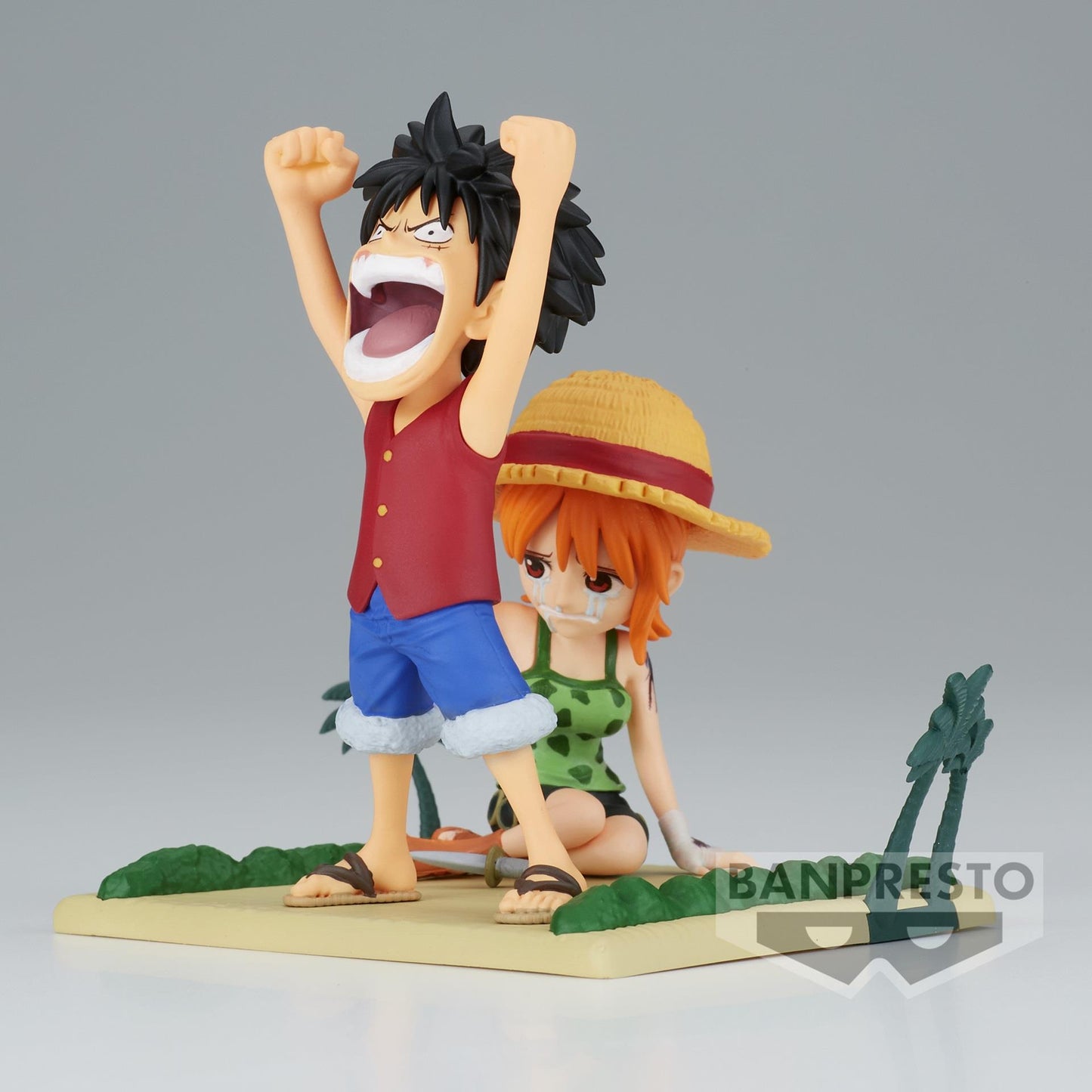 One Piece: Luffy & Nami WCF Log Stories Prize Figure