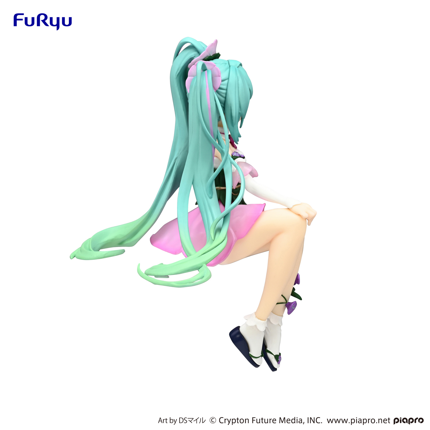 Vocaloid: Miku Morning Glory Pink Ver. Noodle Stopper Prize Figure