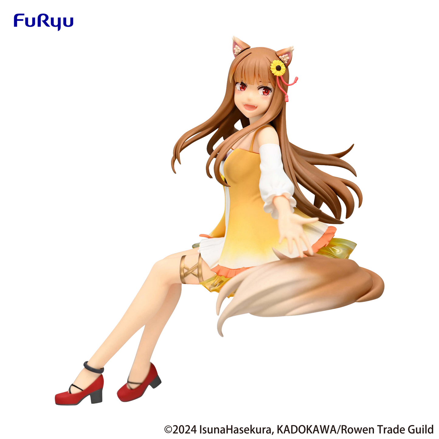 Spice and Wolf: Holo Sunflower Dress Noodle Stopper Prize Figure