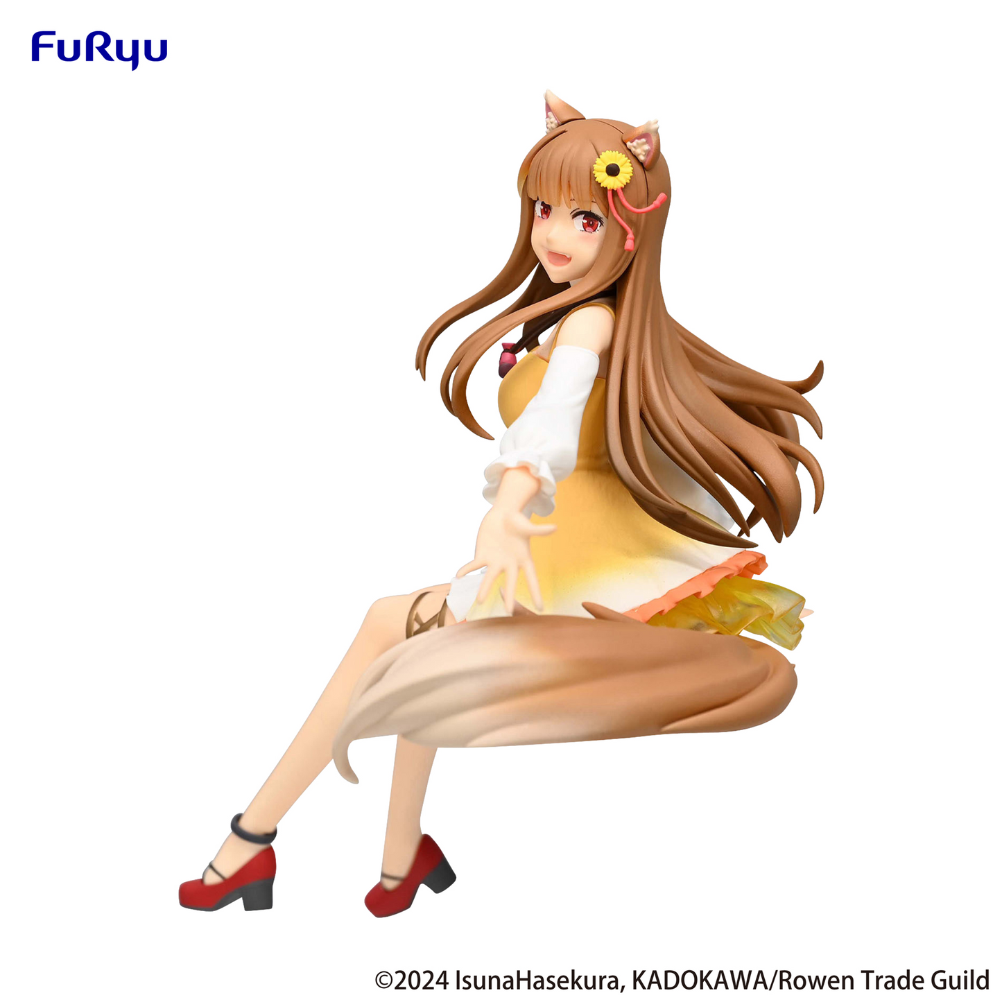 Spice and Wolf: Holo Sunflower Dress Noodle Stopper Prize Figure