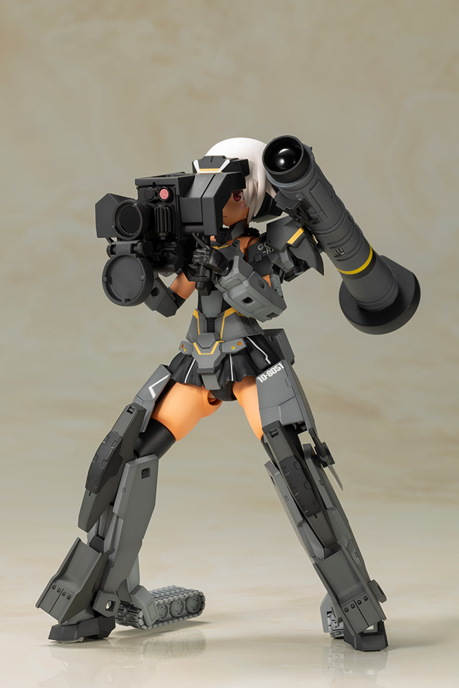 Frame Arms Girl: Gourai-Kai [Black] with FGM148 Type Anti-Tank Missile Model Kit