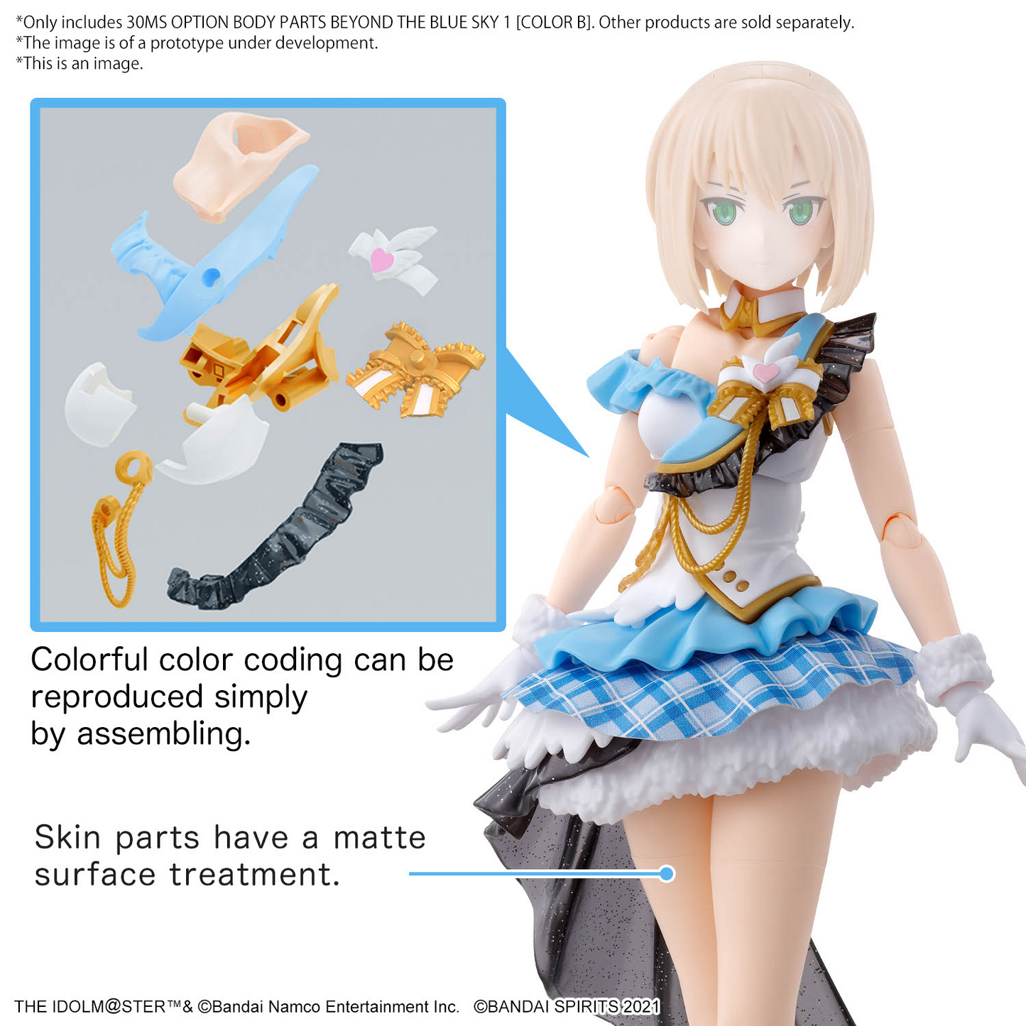 30 Minutes Sisters x Idolm@ster: Beyond the Blue Sky 1 (Colour B) Model Option Pack