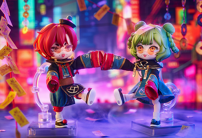 Chinese-Style Jiangshi Twins: Garlic Nendoroid Doll