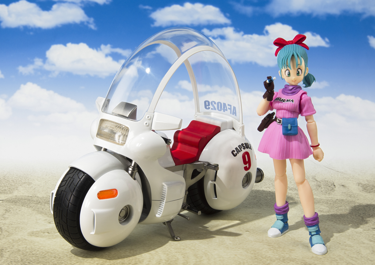 Dragon Ball: Bulma's Motorcycle -Hopoi Capsule No.9- S.H. Figuarts