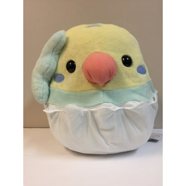 Amuse: Yellow Budgie in Shell Plush