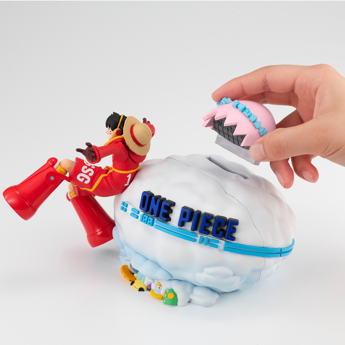 One Piece: Luffy -Egghead Ver.- Coin Bank Figure