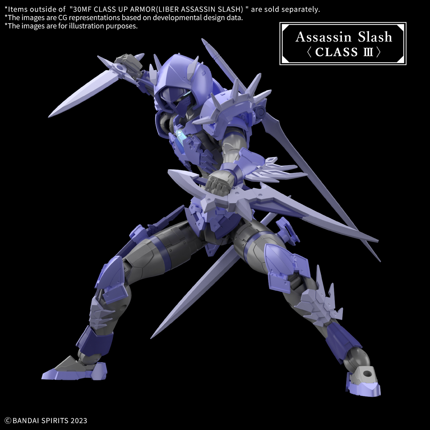 30 Minutes Fantasy: Class Up Liber Assassin Slash Model Option Pack