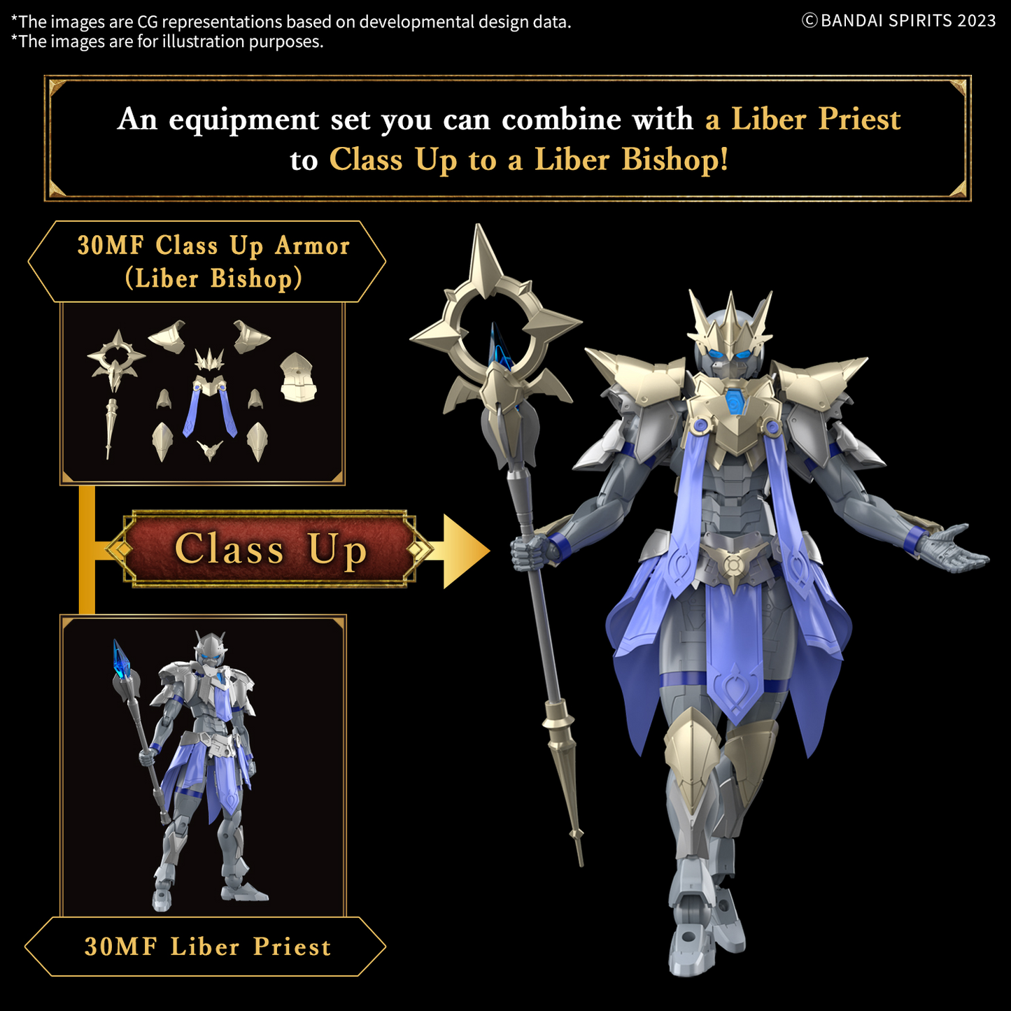 30 Minutes Fantasy: Class Up Liber Bishop Model Option Pack