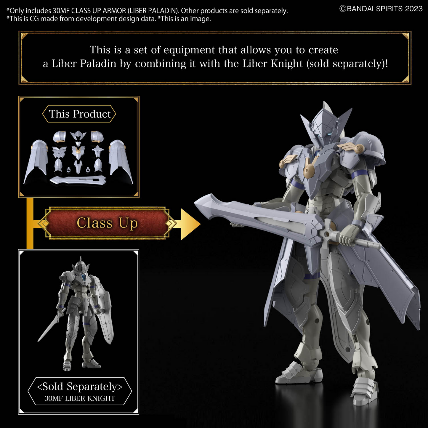 30 Minutes Fantasy: Class Up Liber Paladin Model Option Pack