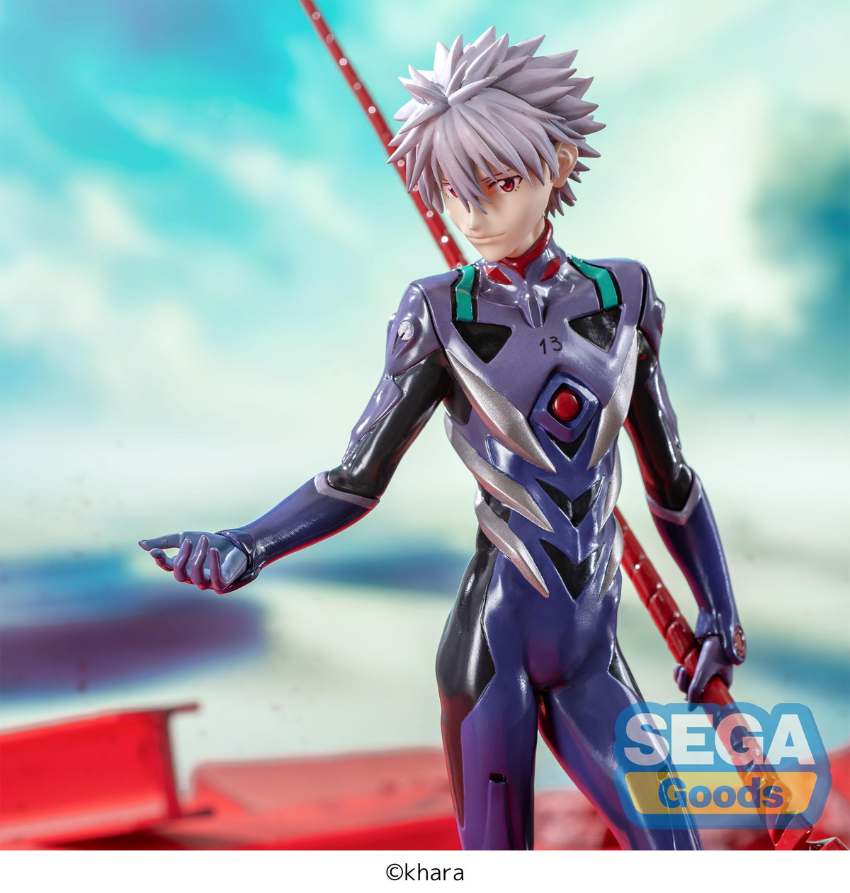 Evangelion: Kaworu Nagisa -Spear of Longinus- Luminasta Prize Figure