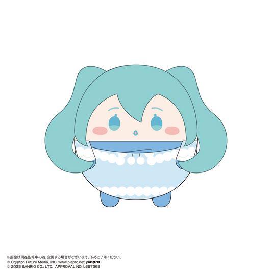 Vocaloid: Miku x Cinnamoroll Fuwa Kororin Muffler -Ver. E- Plush