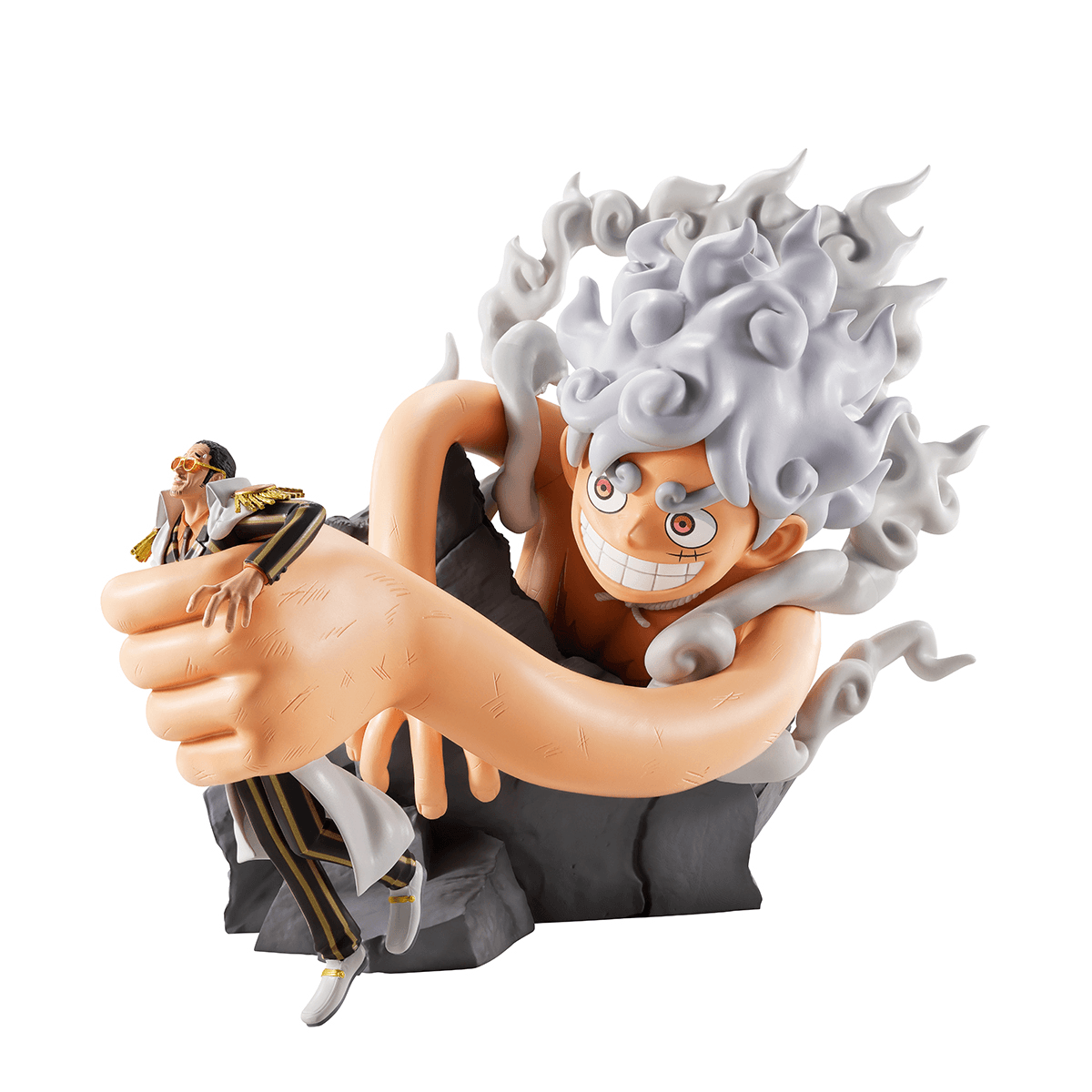 One Piece: Gear 5 Luffy -Bust of Energy- Revible Moment Ichibansho Figure