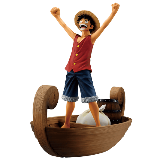 One Piece: Luffy -I'm Going To Become The King Of The Pirates!!!!- Revible Moment Ichibansho Figure