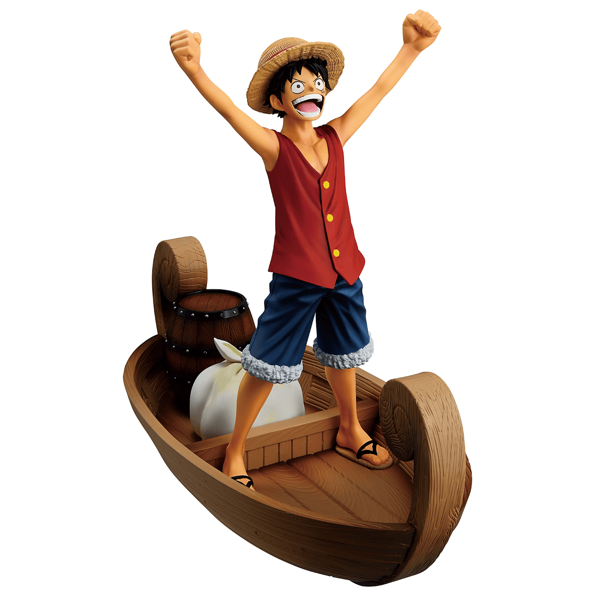 One Piece: Luffy -I'm Going To Become The King Of The Pirates!!!!- Revible Moment Ichibansho Figure
