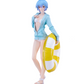 Evangelion: Rei Ayanami Beach Queens L Size POP UP PARADE Figure