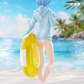 Evangelion: Rei Ayanami Beach Queens L Size POP UP PARADE Figure