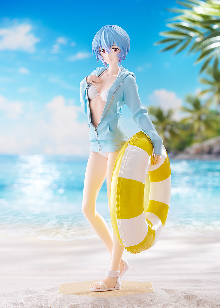 Evangelion: Rei Ayanami Beach Queens L Size POP UP PARADE Figure
