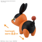 Pokemon: Tepig Quick!! 14 PokePla Model