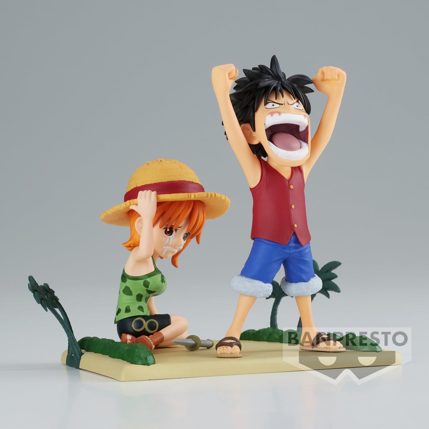 One Piece: Luffy & Nami WCF Log Stories Prize Figure
