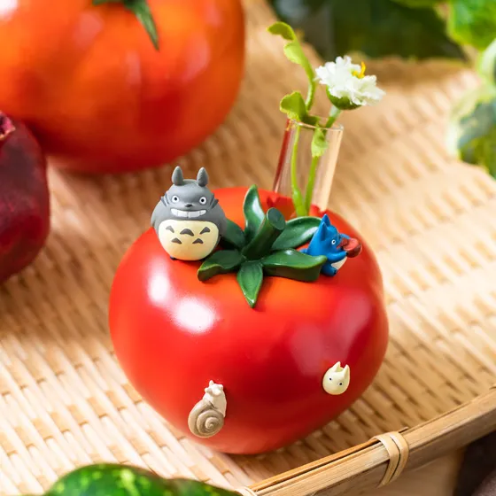 My Neighbour Totoro: Totoro and Vegetable Single Vase (Tomato)