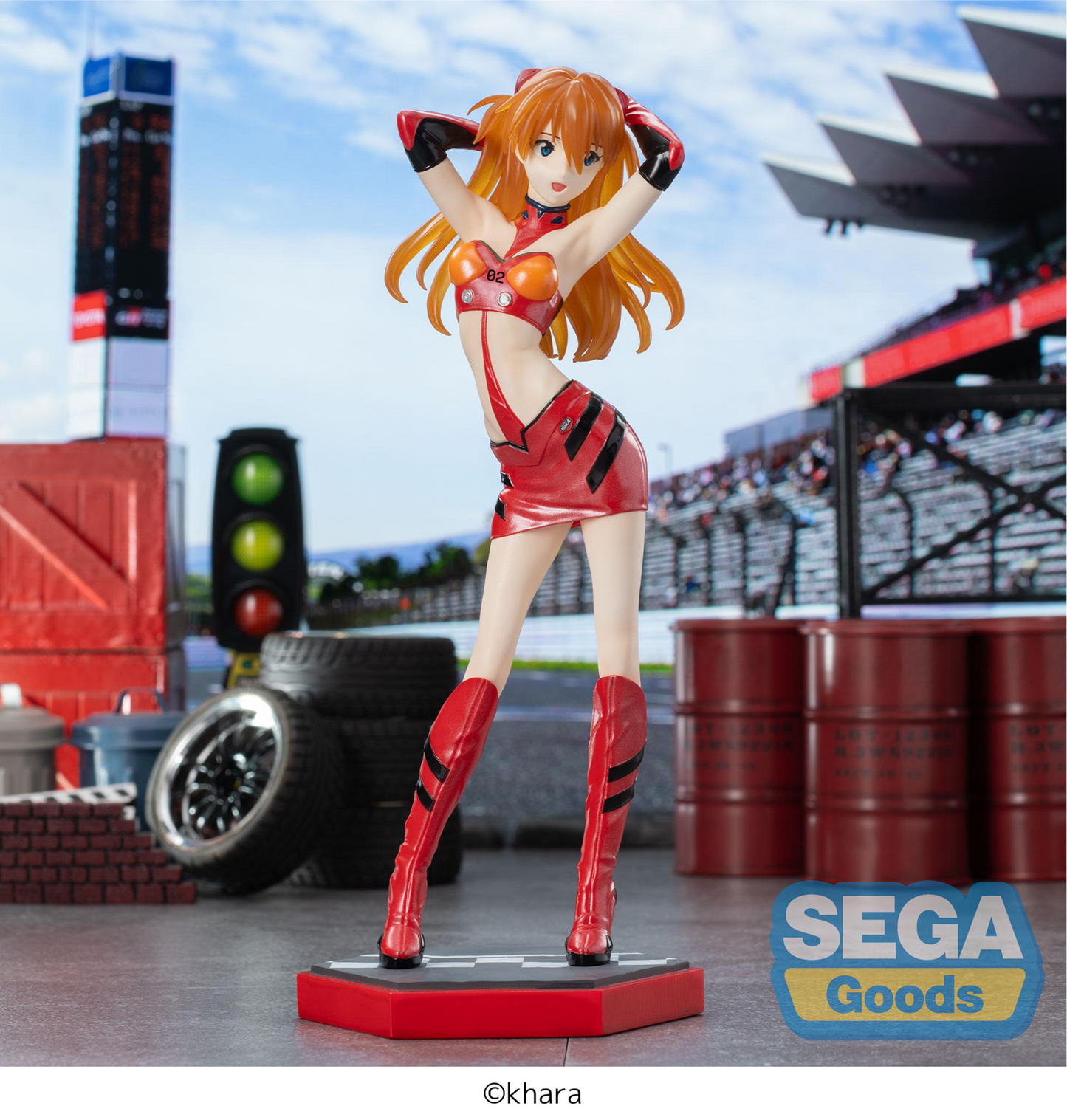 Evangelion: Asuka -Pit Walk- Luminasta Prize Figure
