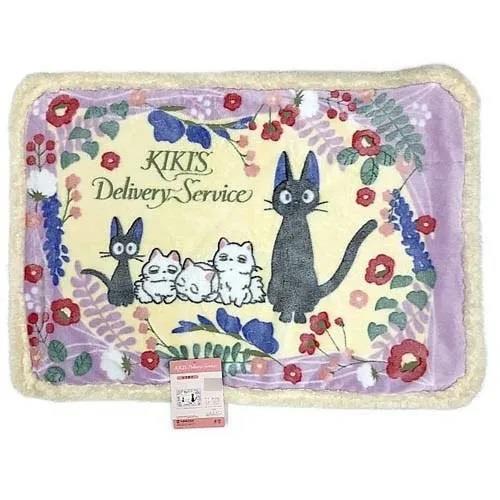 Kiki's Delivery Service: Jiji and the Kittens Medium Size Sherpa Blanket
