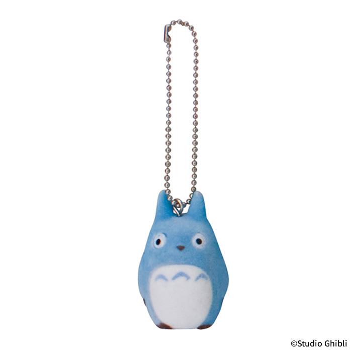 My Neighbour Totoro: Medium Totoro Flocking Key Chain