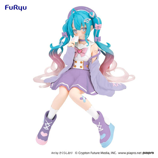 Vocaloid: Miku Love Sailor Purple Ver. Noodle Stopper Prize Figure