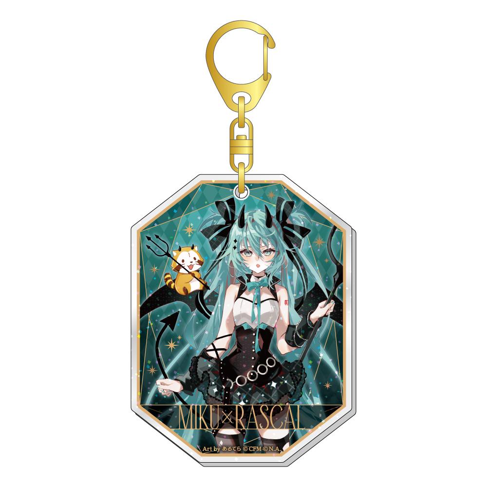 Vocaloid: Miku x Rascal Acrylic Key Chain