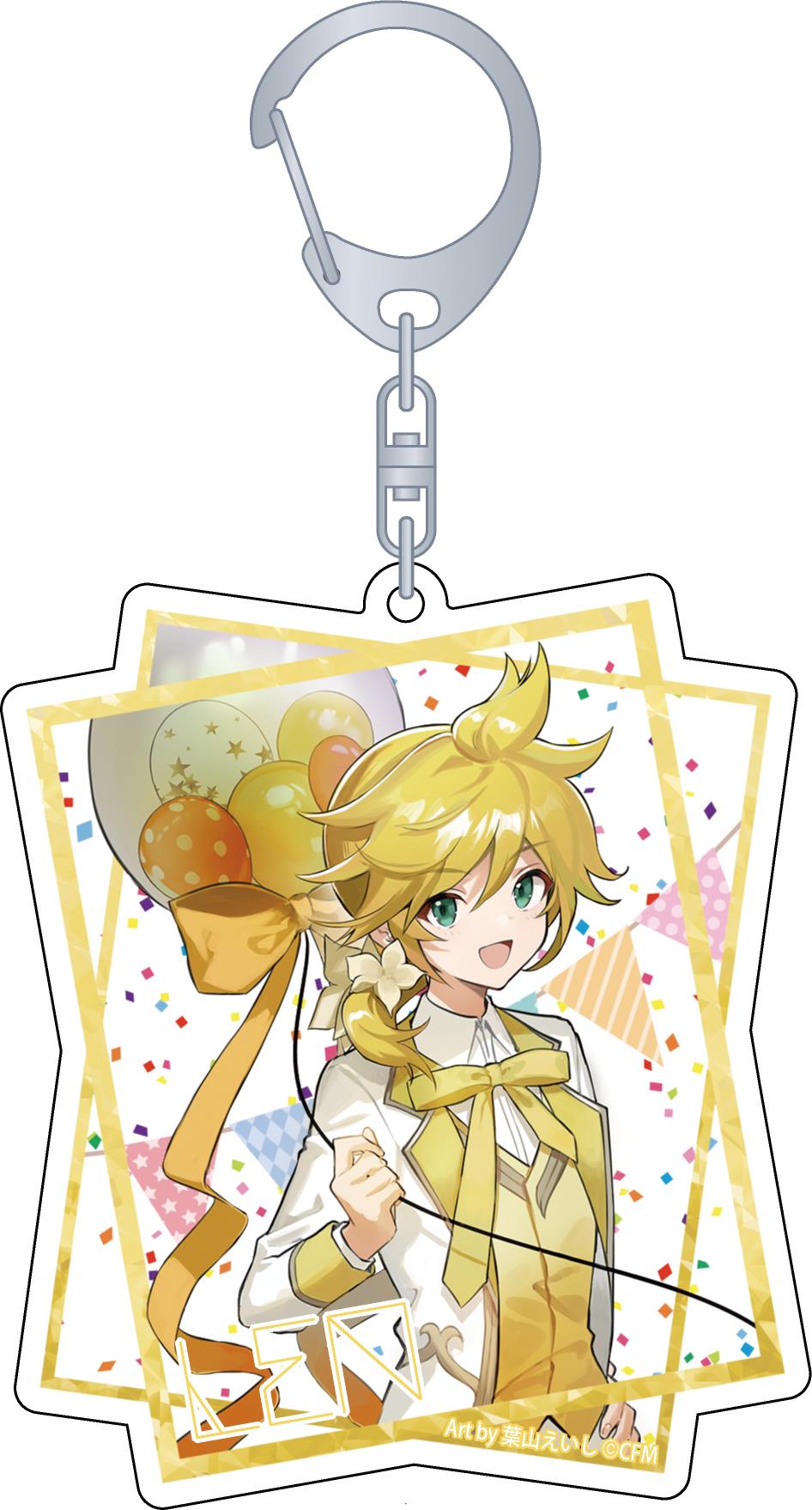 Vocaloid: Happy Birthday Miku! Len Acrylic Key Chain