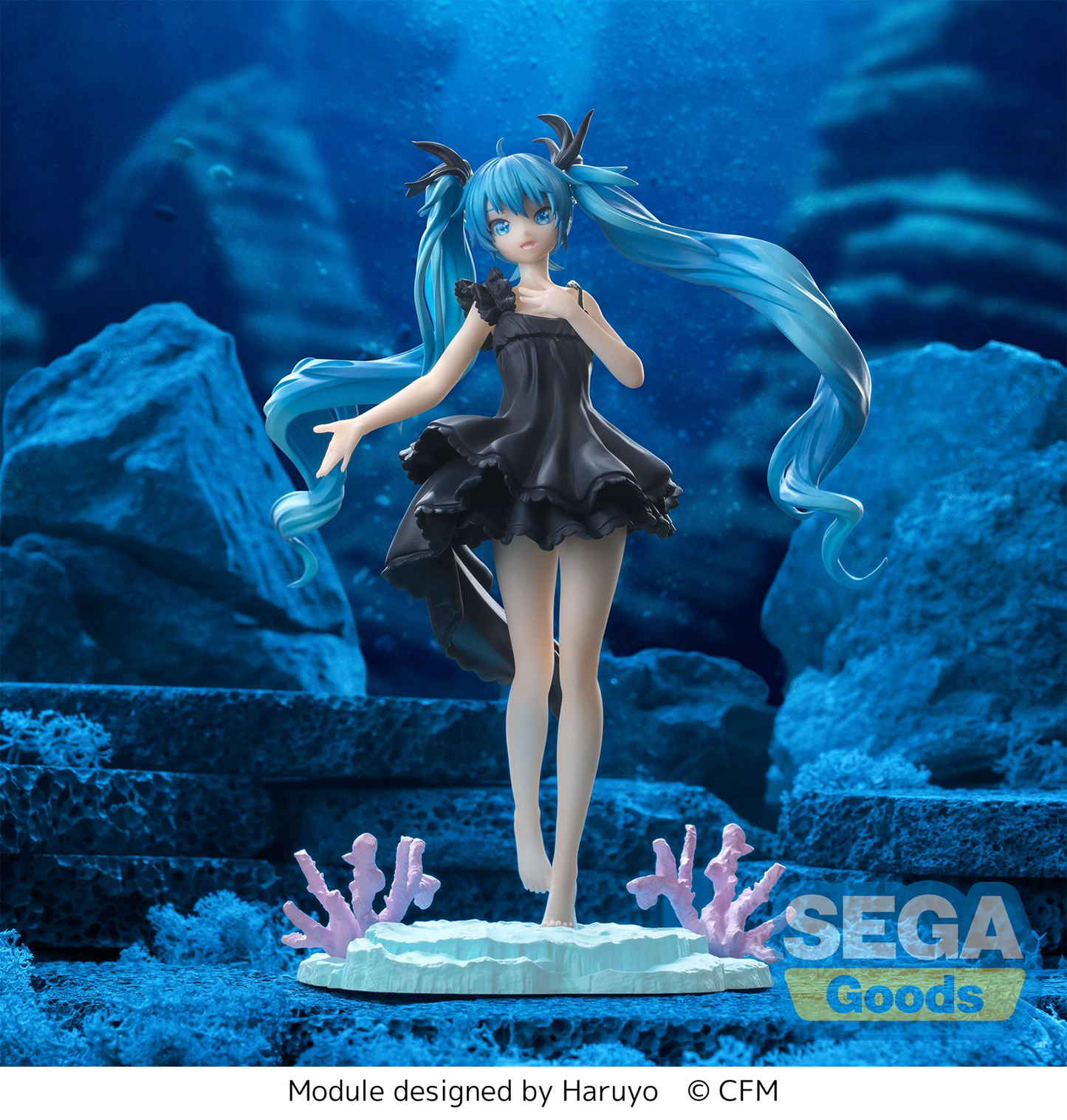 Vocaloid: Miku Mega 39's Deep Sea Girl Luminasta Prize Figure