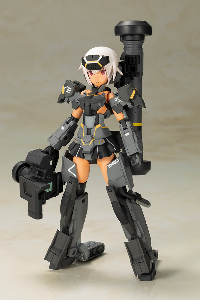 Frame Arms Girl: Gourai-Kai [Black] with FGM148 Type Anti-Tank Missile Model Kit