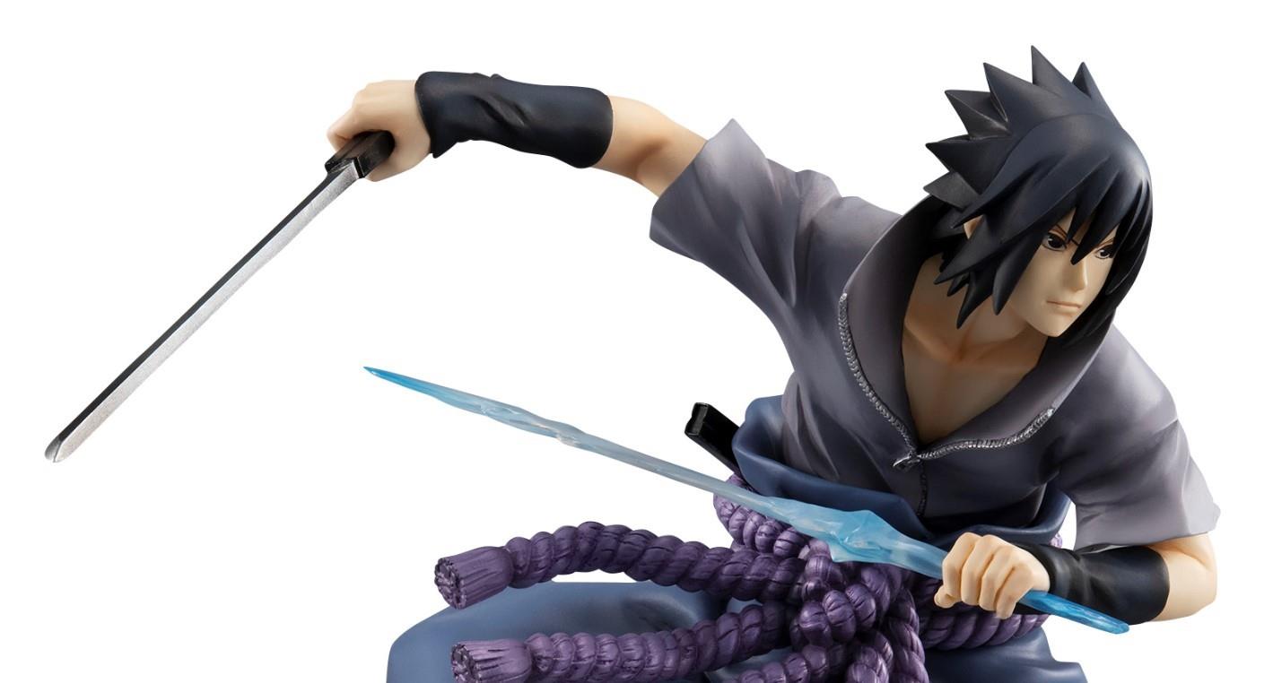 Naruto Shippuden: Sasuke Uchiha Shinobi War Ver. Figurine